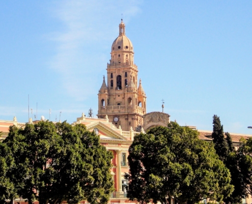 Imagen de la catedral de Murcia.